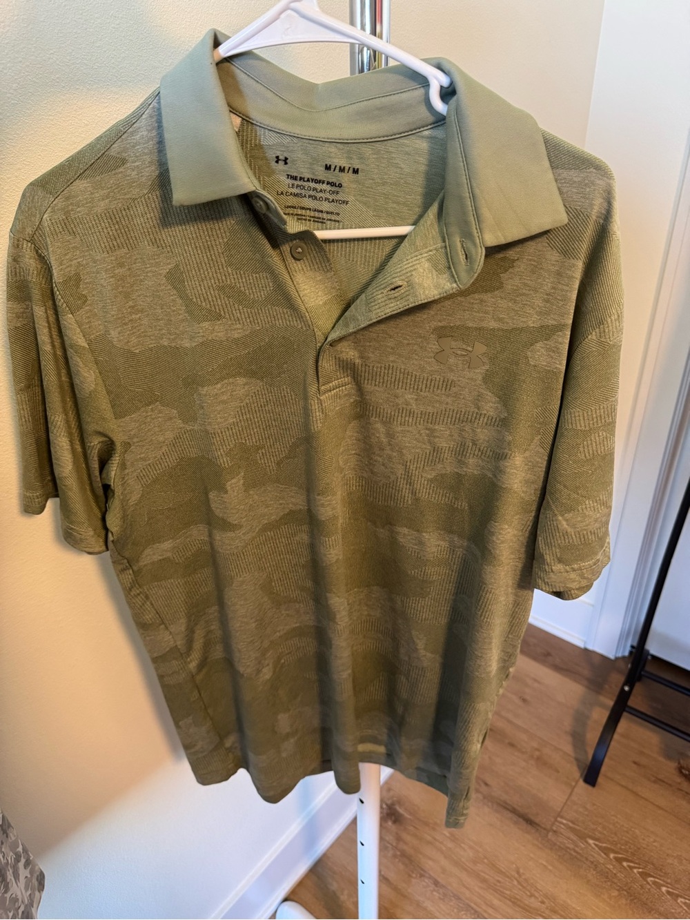 Under Armour Men's UA Playoff Camo Jacquard Polo Size Medium